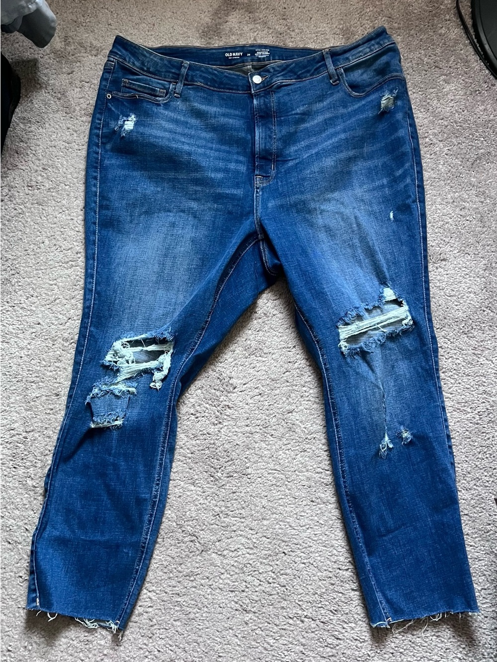 Old Navy Rockstar Super Skinny Jeans - Distressed